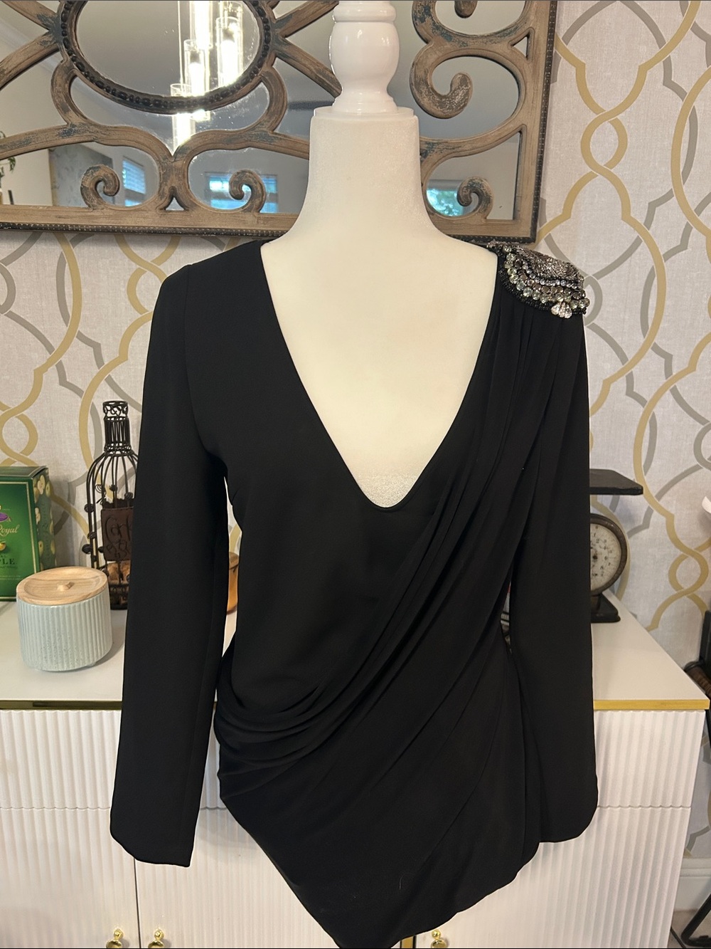 Mackage Collection Top with Shoulder Embellishment
